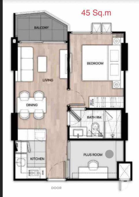 New & Cozy 2 Bedroom @ The Astra Sky River צ'יאנג מאי מראה חיצוני תמונה