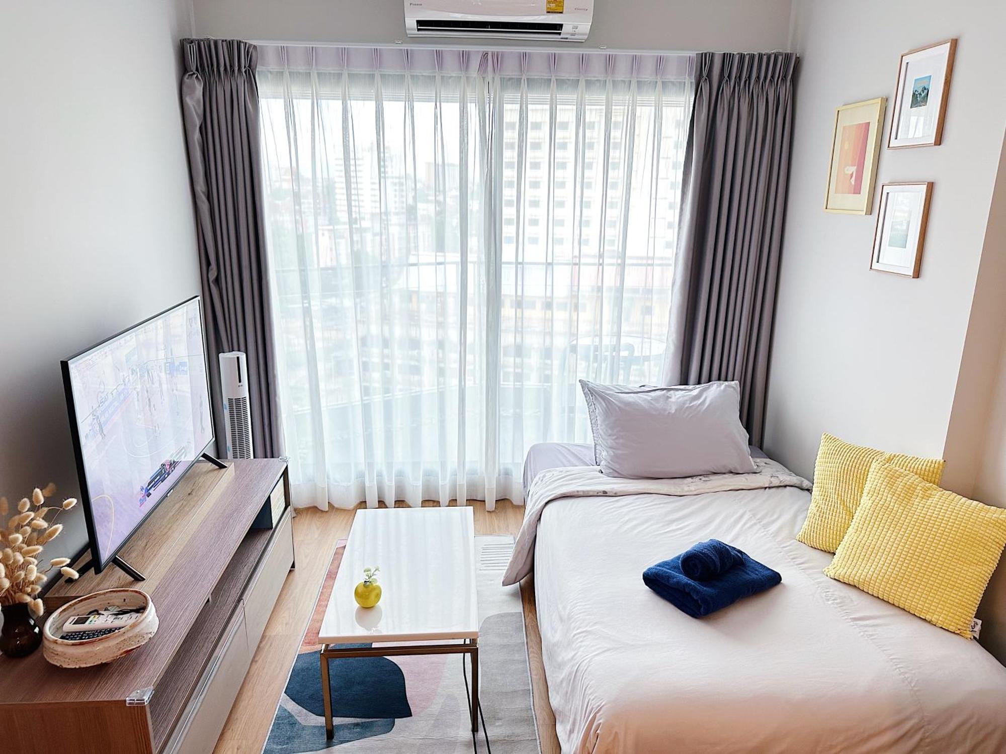 New & Cozy 2 Bedroom @ The Astra Sky River צ'יאנג מאי מראה חיצוני תמונה